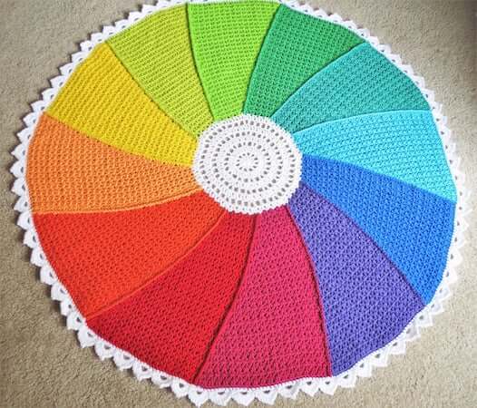 Color Whirl Blanket Crochet Pattern by Alyse Crochet