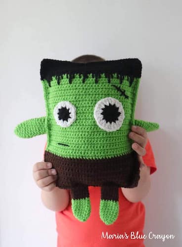 Crochet Frankenstein Amigurumi Pattern by Maria's Blue Crayon