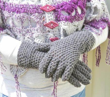  5. Crochet Gloves Pattern by Re Ve Design Co