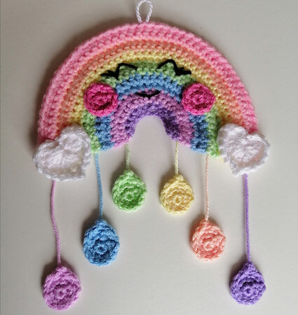 Crochet Rainbow Showers Pattern by Lisa Hooper