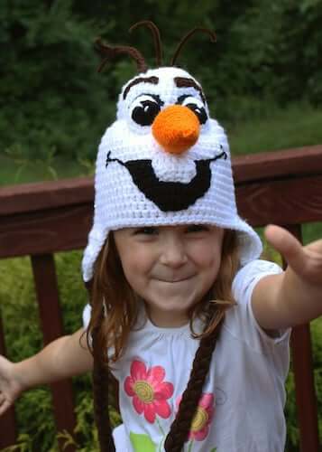 Olaf Hat Crochet Frozen Pattern by Top Stitches Crochet