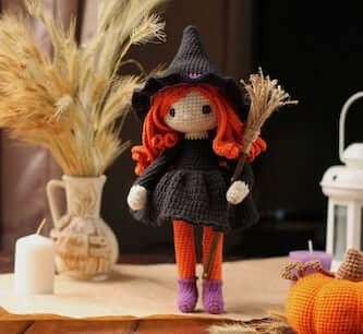 Halloween Doll Amigurumi Pattern by 