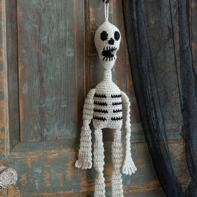 Hanging Skeleton Crochet Pattern by Red Heart