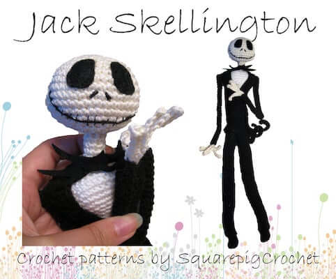  10. Jack Skellington Crochet Pattern by Square Pig Crochet