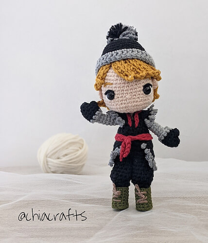 Kristoff Amigurumi Frozen Pattern by Chiara Cremon