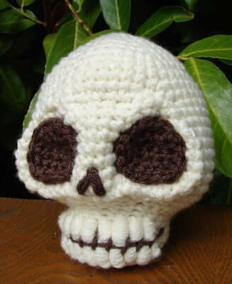  13. Sweet Little Skull Amigurumi Pattern by Voodoo Maggie Studios