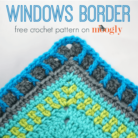 Windows Border Free Crochet Pattern by Moogly