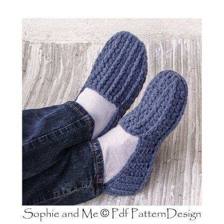 Basic HIS Crochet Loafer Pattern by PdfPatternDesign