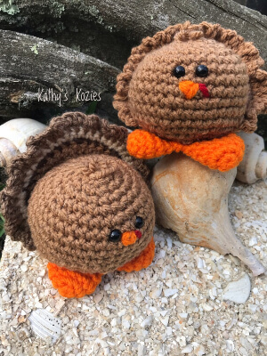 Crochet Kit for a Cute Amigurumi Animal Christmas Bird Terrence the Turkey  DIY Kit/crafting Kit/starter Pack 