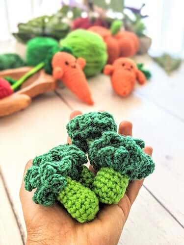 Broccoli Vegetable Crochet Pattern by Asmi Handmade