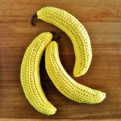 Crochet Banana Pattern by Little Conkers