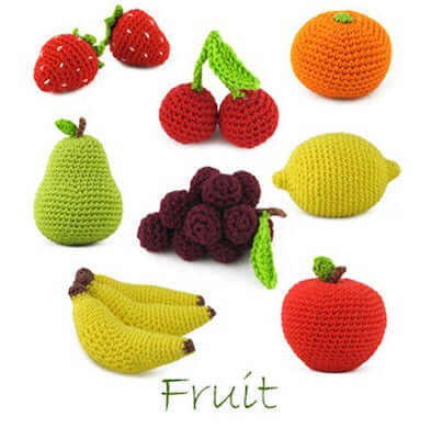 Amigurumi Fruit Crochet Pattern by Sabrina's Amigurumi
