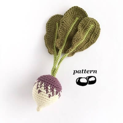 Crochet Turnip Pattern by Little Conkers