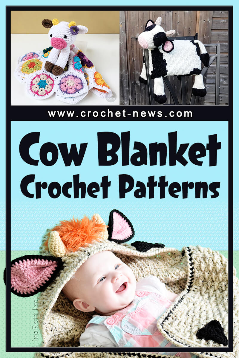 10 Crochet Cow Blanket Patterns Crochet News