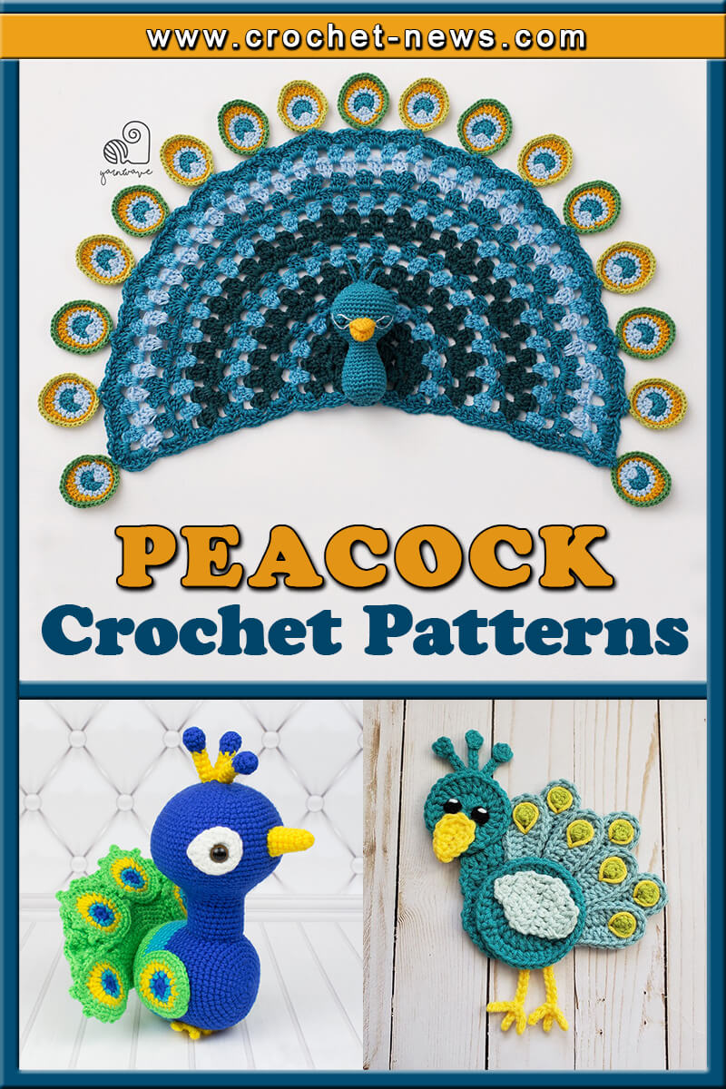 Peacock Crochet Pattern
 10 Crochet Peacock Patterns Crochet News