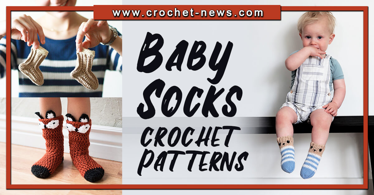 15 Crochet Baby Socks Patterns