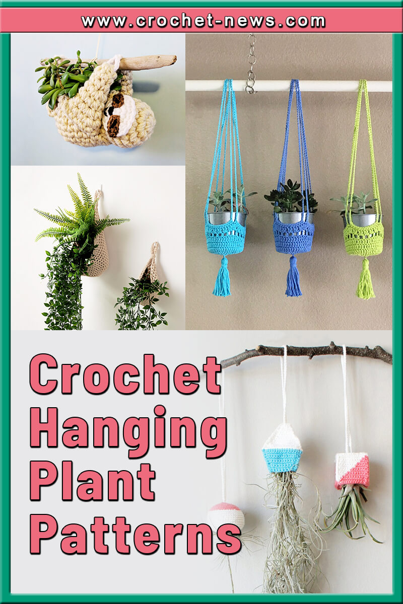 38 Crochet Hanging Plant Patterns - Crochet News