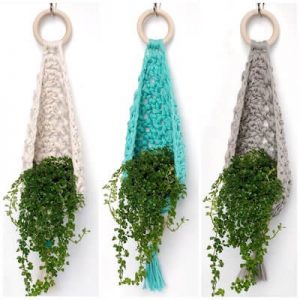 38 Crochet Hanging Plant Patterns - Crochet News