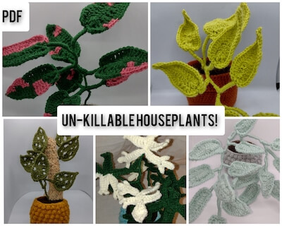 Crochet Houseplants Pattern by Lozco Crochet