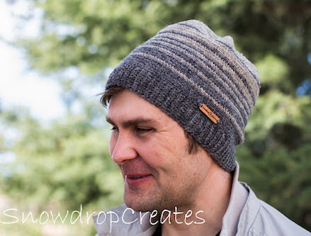 He Said She Said Easy Mens Crochet Hat Pattern by Snowdrop Creates
