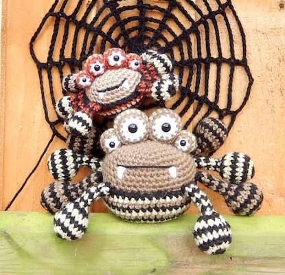 Spencer, The Spider And Friends Crochet Pattern by Moji Moji Design