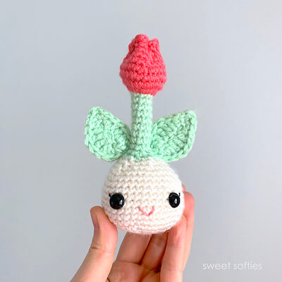 Sweet Spring Tulip Bulb Amigurumi Pattern by Sweet Softies