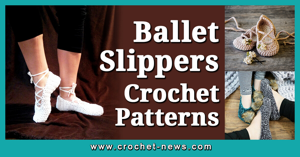 7 Crochet Ballet Slippers Patterns