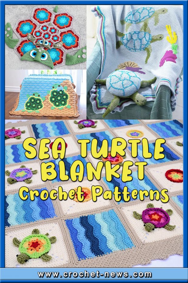 SEA TURTLE CROCHET BLANKET PATTERNS