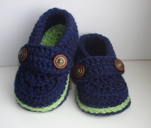 Easy Baby Crochet Shoes Pattern by Beatifico