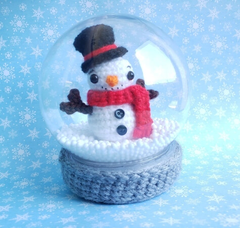 Snow Globe Crochet Pattern by CCsWhimsicalCrochet