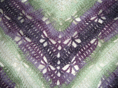 Butterfly Stitch Prayer Shawl Crochet Pattern by NJ Sharon And Debi Adams