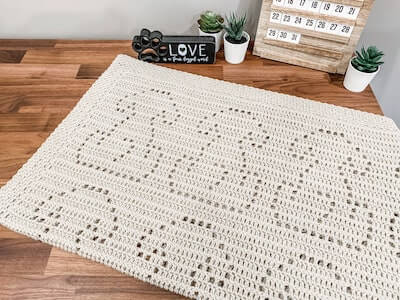 Baby Dog Crochet Blanket Pattern by Owl B Hooked