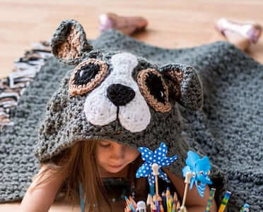 Crochet Dog Blanket Pattern by MJs Off The Hook Designs