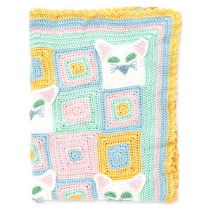 Crochet Kitty Blanket Pattern by Yarnspirations