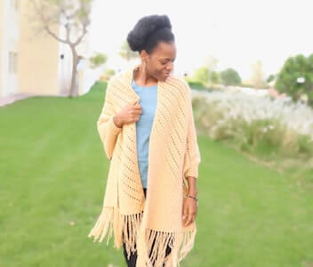 Prayer Wrap Crochet Pattern by Craft Her Blog