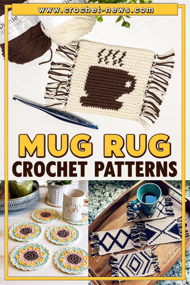 MUG RUG CROCHET PATTERNS