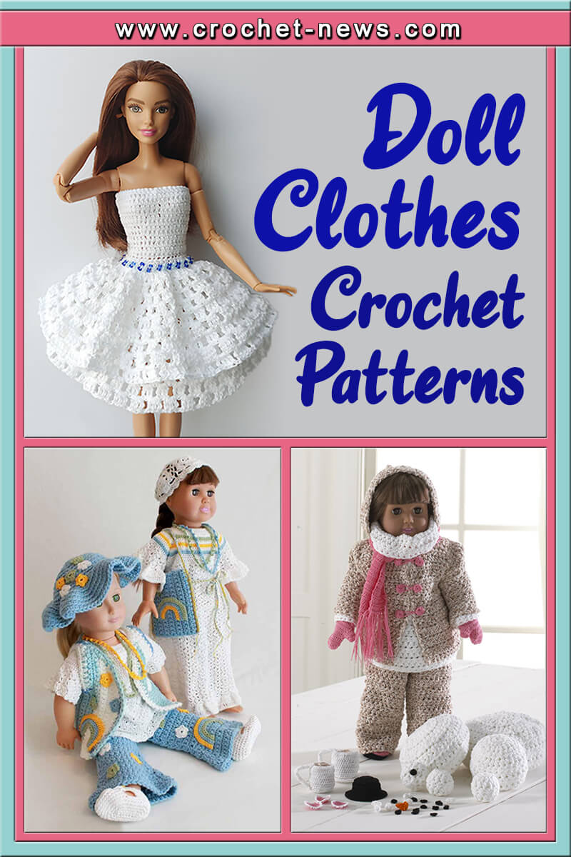 20 Crochet Doll Clothes Patterns - Crochet News