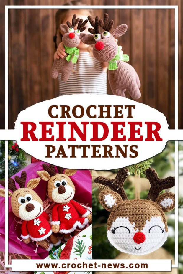 CROCHET REINDEER PATTERNS