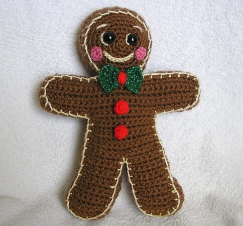 Amigurumi Gingerbread Man Crochet Pattern by bvoe668