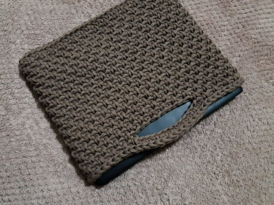 Crochet Laptop Sleeve Tutorial by CrochetWithSouldCo
