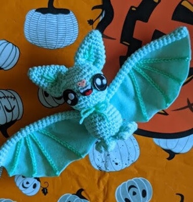 Halloween Amigurumi Bat Crochet Pattern by OutlawHeartCreations