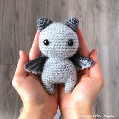 Sir Batwington Free Crochet Bat Pattern by Sweet Softies