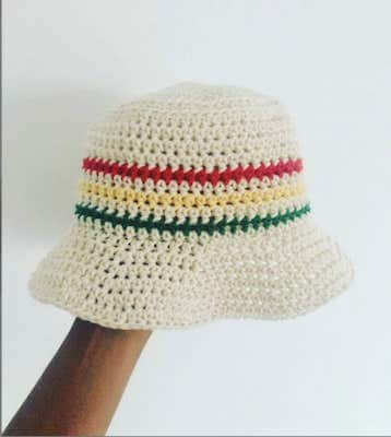 Babylon Bucket Hat Crochet Pattern by Off The Hook Apparel UK