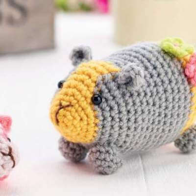 Crochet Guinea Pig Family Pattern by Sachiyo Ishii