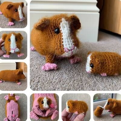 Guinea Pig With Baby Crochet Pattern by Lau Loves Crochet