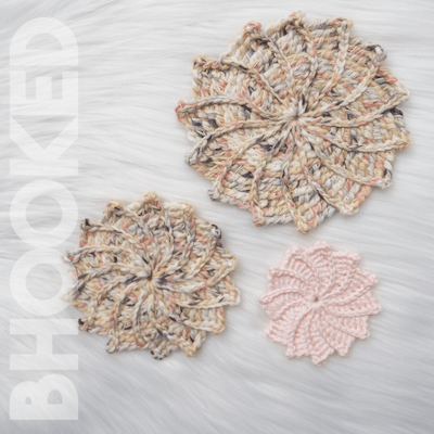 Flower Free Crochet Spiral Pattern by B.Hooked Crochet