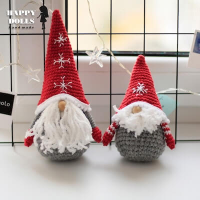 Crochet Gnome Pattern by Happy Dolls Handmade