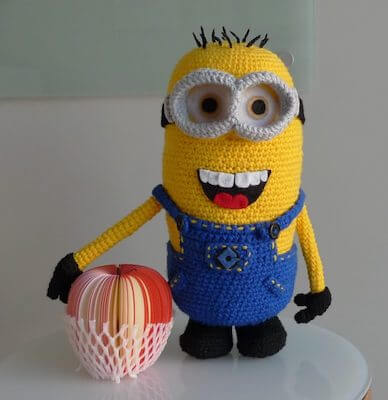 Despicable Me Minion Crochet Pattern by All About Ami