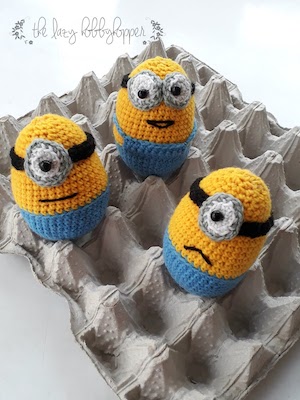 Easter Egg Minion Crochet Pattern by The Lazy Hobbyhopper