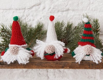Free Christmas Gnome Crochet Pattern by Gathered